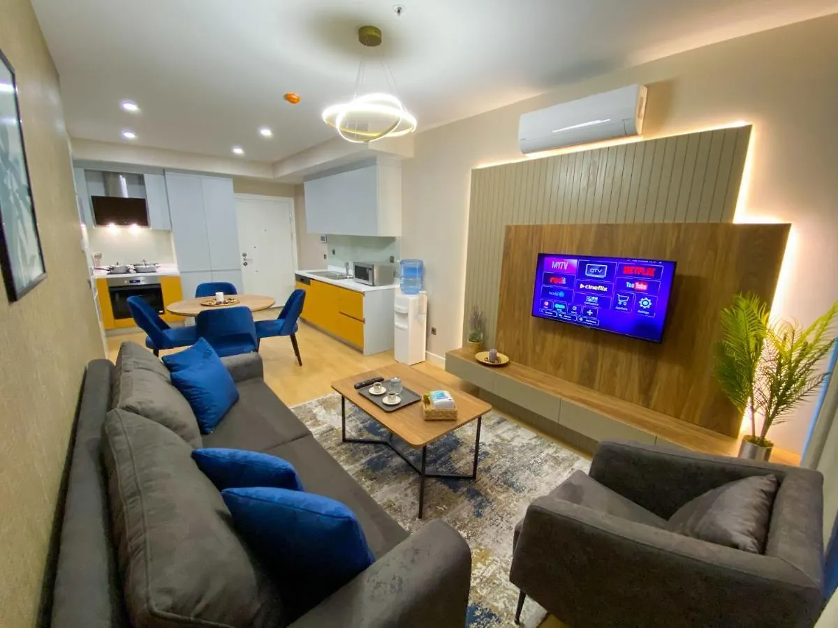 Brand-New Elegant 1-Bedroom Apartment 이스탄불 0*,