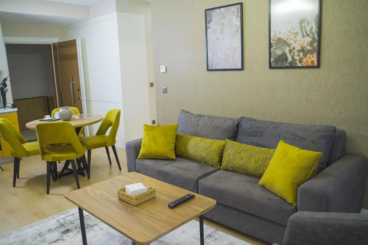 اسطنبول Brand-New Elegant 1-Bedroom Apartment 0*,